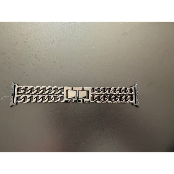 None and/or Unknown Other - Like New Apple Watch metal chain strap/band